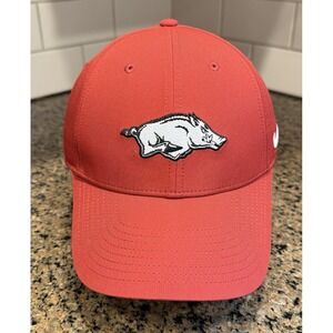 Arkansas Razorbacks Nike Legacy91 Dri-fit Adjustable‎ Strapback Hat Cap Red